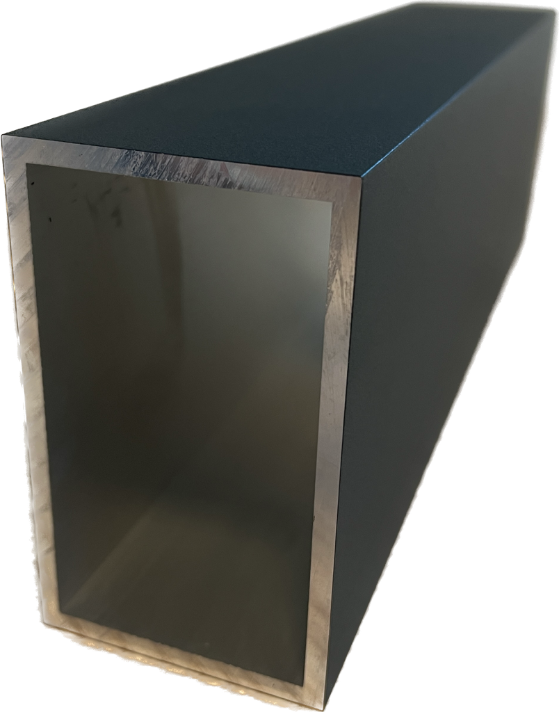 VK-Rohr Aluminium 60x100/4 mm Länge 1000 mm