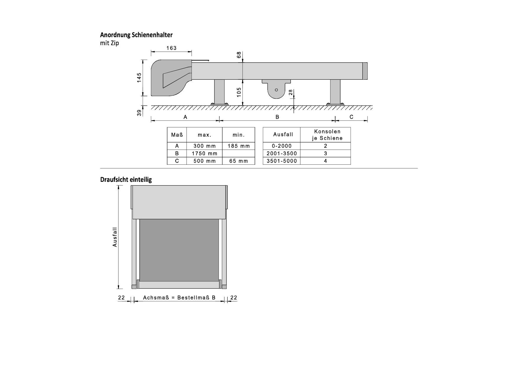 Wintergartenmarkise mit Funkmotor  4,0 x 3,0 m 